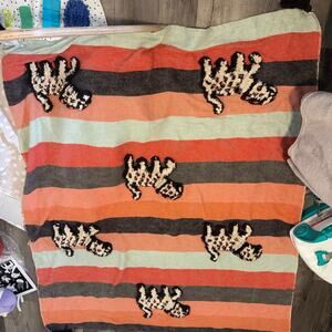 Anthropologie Richmond Throw Blanket Preowned EUC